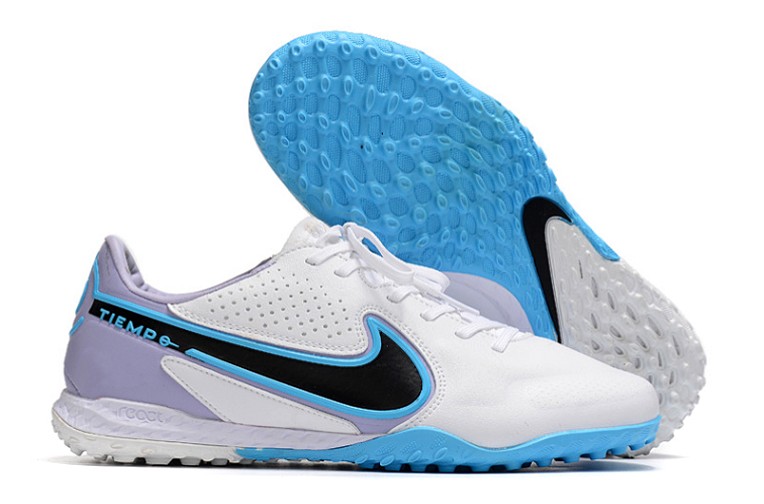 Nike React Tiempo Legend 9 Pro TF - blanc bleu